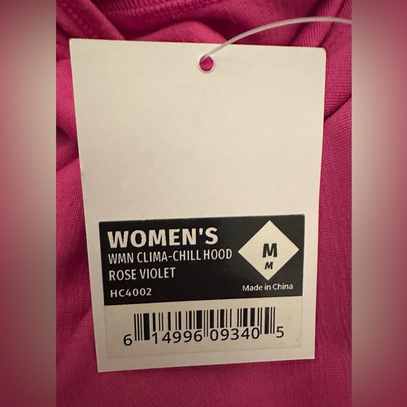 Hot Chillys Women’s long sleeve hooded Top with thumb holes New With Tag size M - Picture 8 of 10